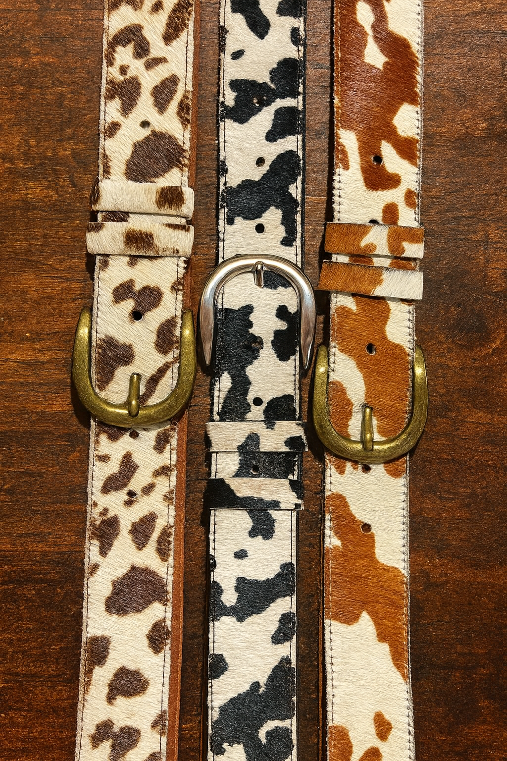 COWHIDE BELT