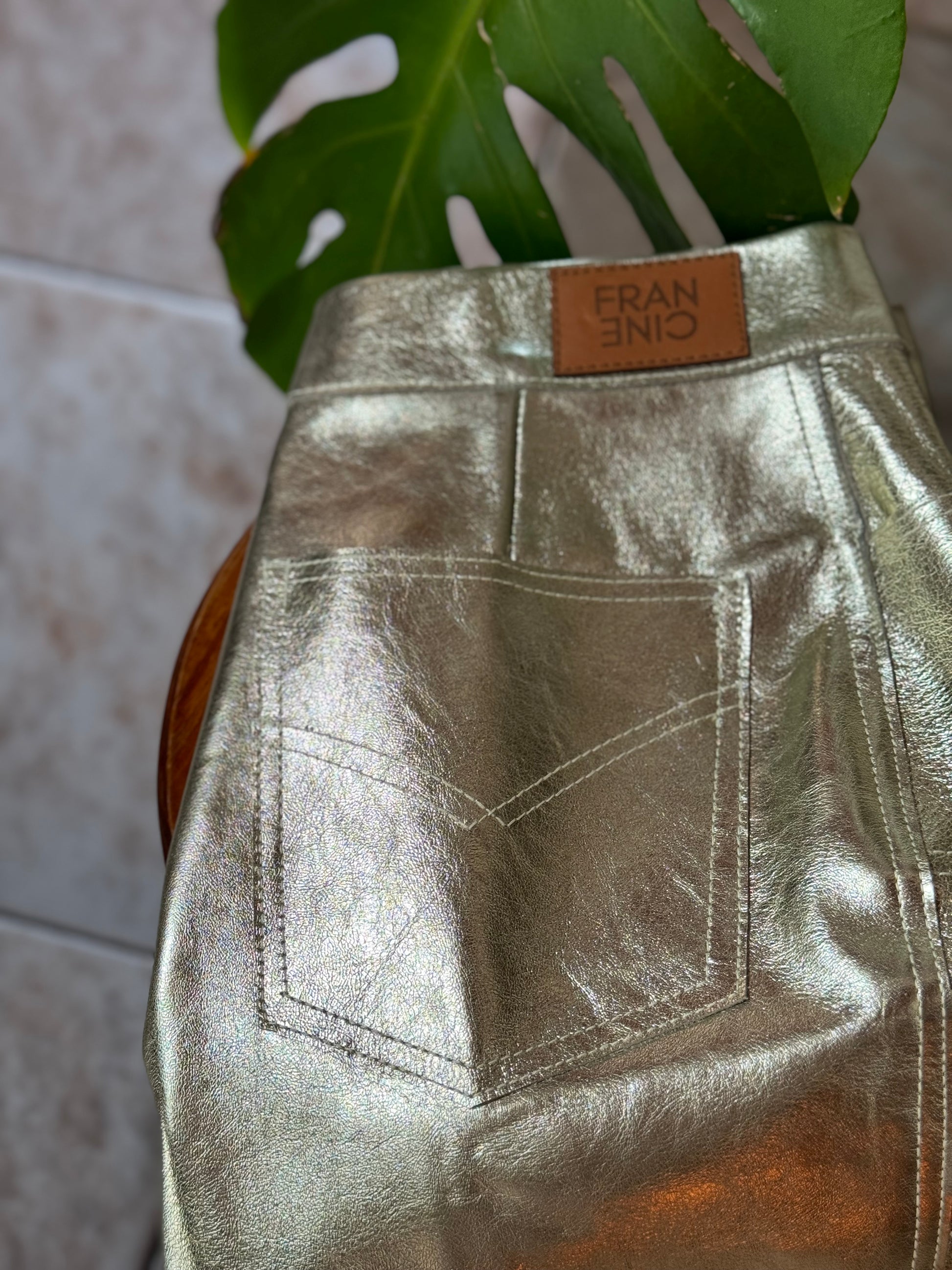 Mini Leather Skirt