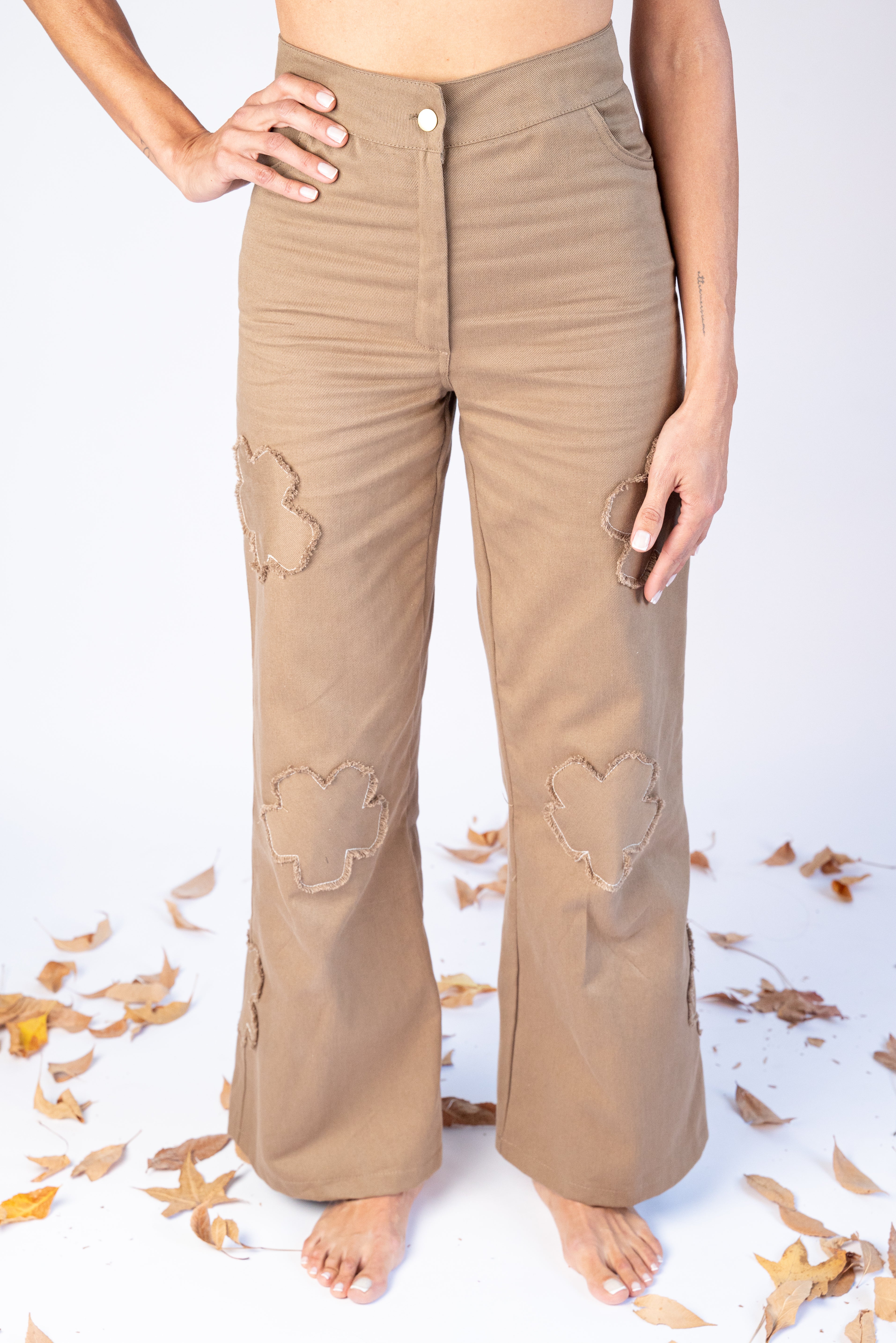 Winter Flowers Pants