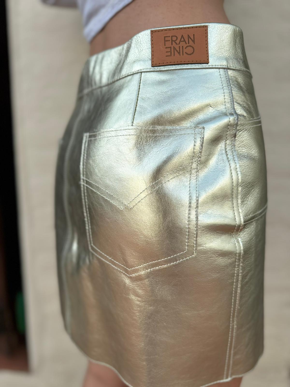 Mini Leather Skirt