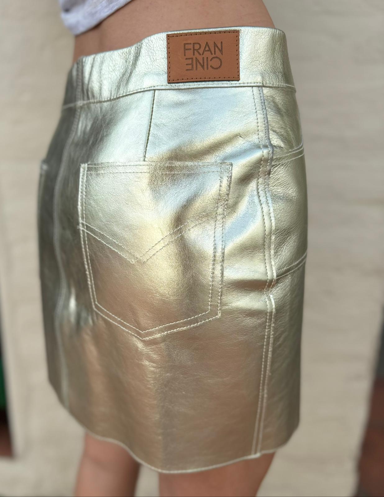Mini Leather Skirt